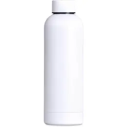 Kooshty Bermuda Recycled Stainless Steel Water Bottle Solid White